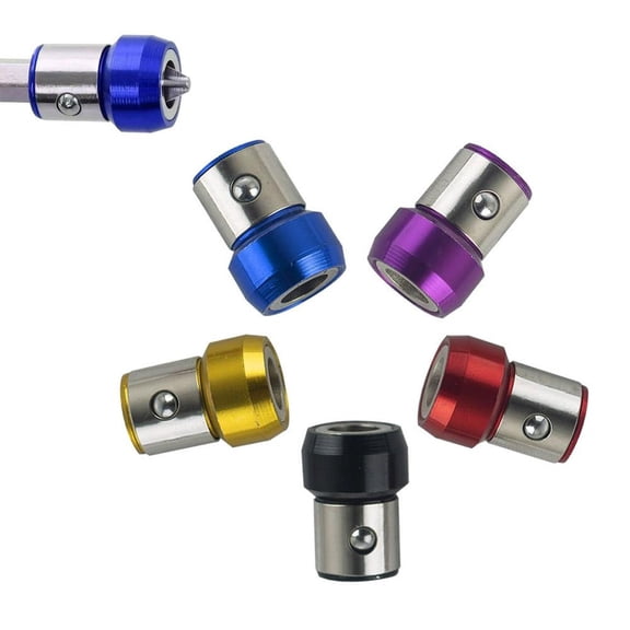 5 Pcs Screwdriver Bit – 1/4" Hex Shank Hollow Security Bit with Magnet