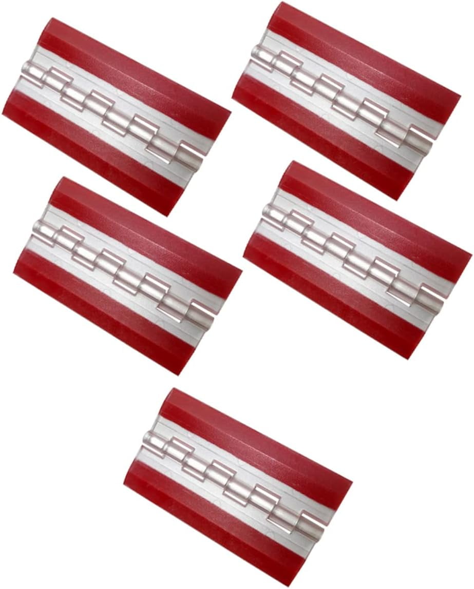5 Pcs Self-Adhesive Hinge Small Tools Plastic Hinges Plastic Trim Tool Hinge Lock Folding Hinges Acrylic Hinges for Glass Acrylic Hinge Light Fold Outdoor Tools