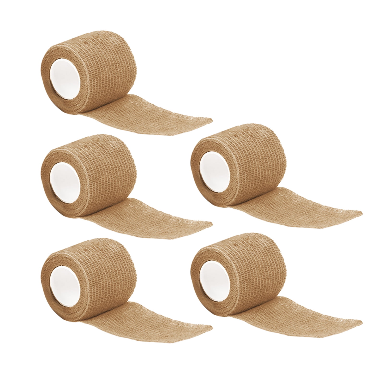 5 Pcs/Set Adherent Cohesive Wrap Bandages First Tape Elastic Self ...