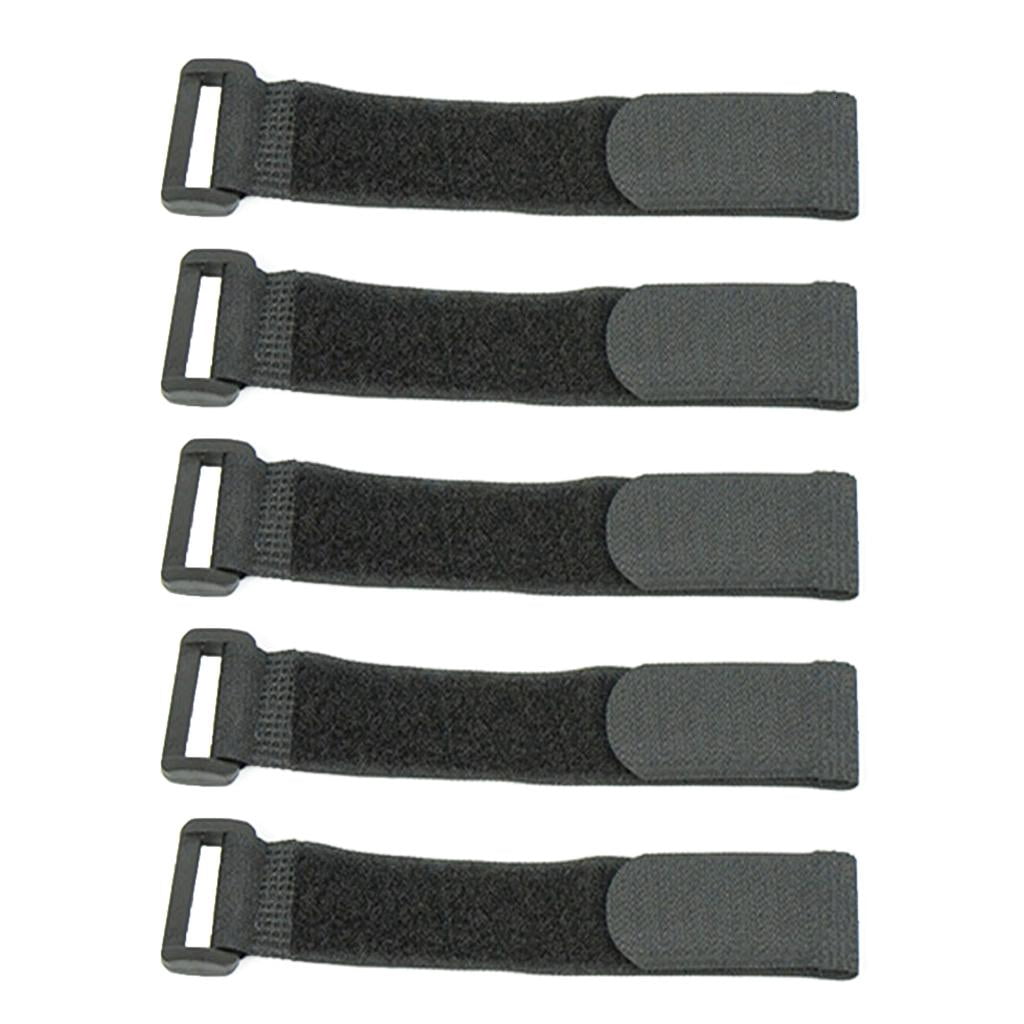 5 Pcs/Set Hook and Looped Straps Nylon Fastening Straps Cable Tie for ...