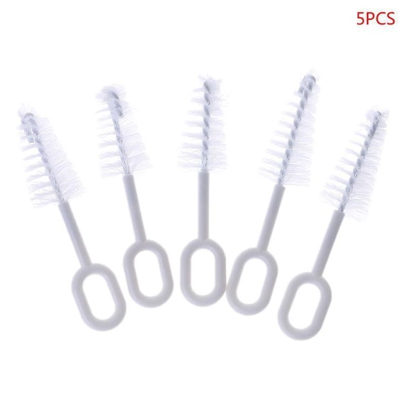 5 Pcs/Set Nipple Cleaner Baby Nipples Brush Cleaning Tools Professional Bristle