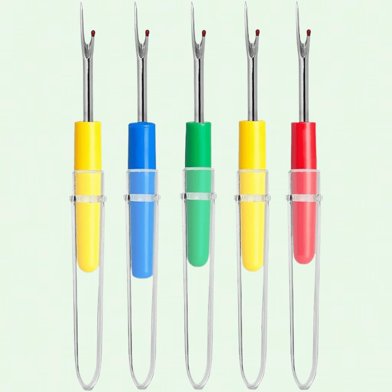 Set of 5 Seam Rippers for Sewing, Quick Unpick Stitch Thread, Hemline ...