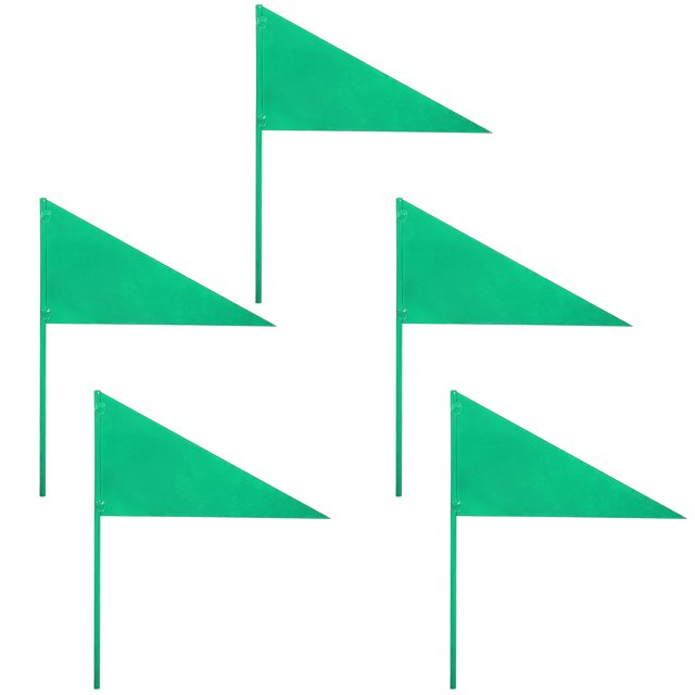 5 Pcs Shot Put Flag Field Supplies for Training Corner Triangle