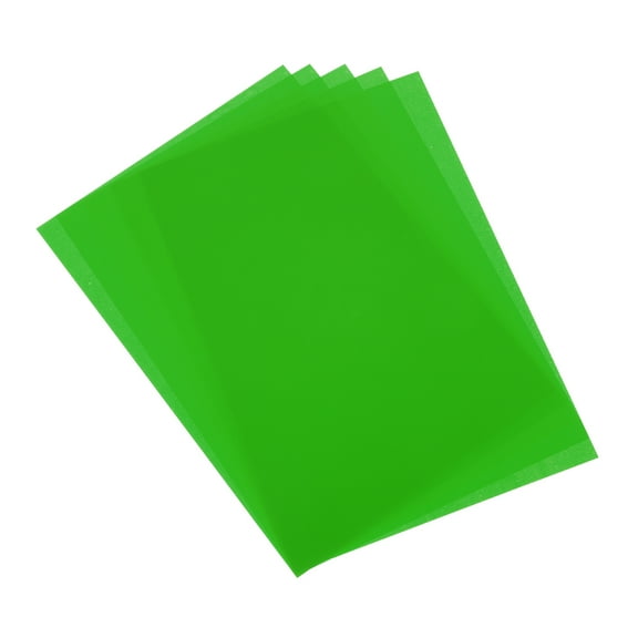 5 Pcs Shrink Plastic Sheets, 8x12 Inch Shrink Films Paper, Green