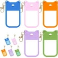 thumbnail image 1 of 5 Pcs Silicone Case Compatible with Touchland Hand Sanitizer Spray Power Mist and Glow Mist 1FL. OZ., Portable Keychain Protective Case with Cute Ears, Hand Sanitizer Spray Accessory, 1 of 7