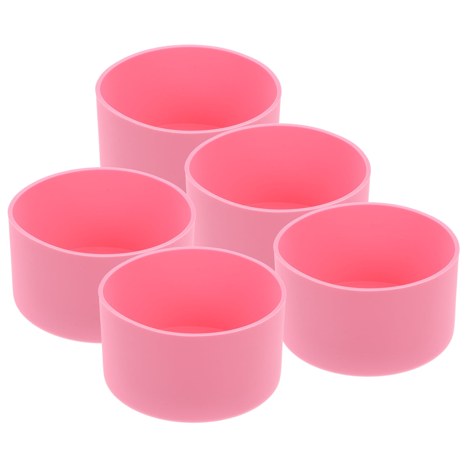 5 Pcs Silicone Cup Cover Non-skid Bottle Boot Supplies Glass Water ...