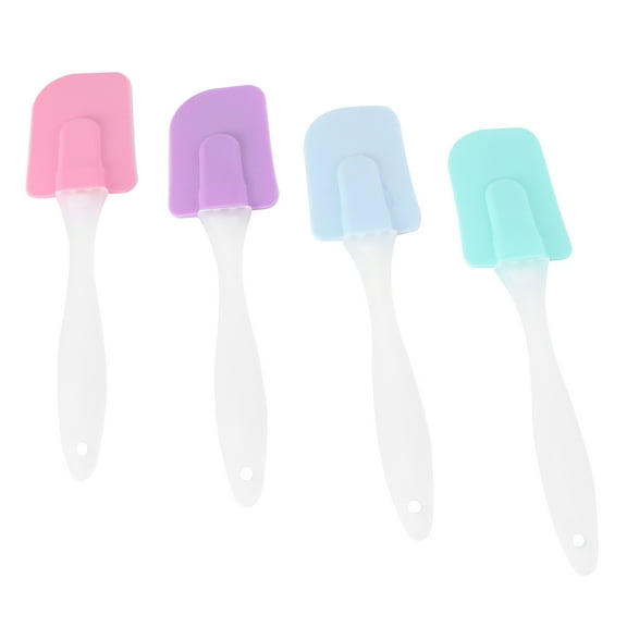 5 Pcs Silicone Spatula Pastry Tools Accessories Butter Icing Scraper Cake Cream