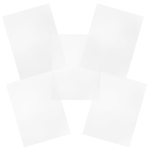 5 Pcs Simulated Water Texture Paper Model Artificial Miniature Toys Work White