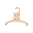 thumbnail image 1 of 5 Pcs Small Wooden Rabbit Hangers Cute Animal Style,Birch Plywood Small Clothes Garment Hangers for Wardrobe Display,9x7 Inch,Natural Wood Grain with Smooth Finish, 1 of 6