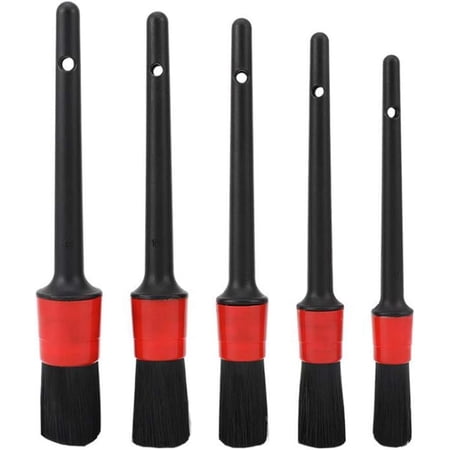 5 Pcs Soft Car Detailing Brush Set Car Wheel Cleaning Brush for Car Wheels Interior Exterior Cleaning