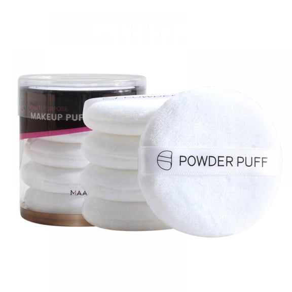 5 Pcs Soft Velour Makeup Powder Puff for Loose Face Powder and Foundation