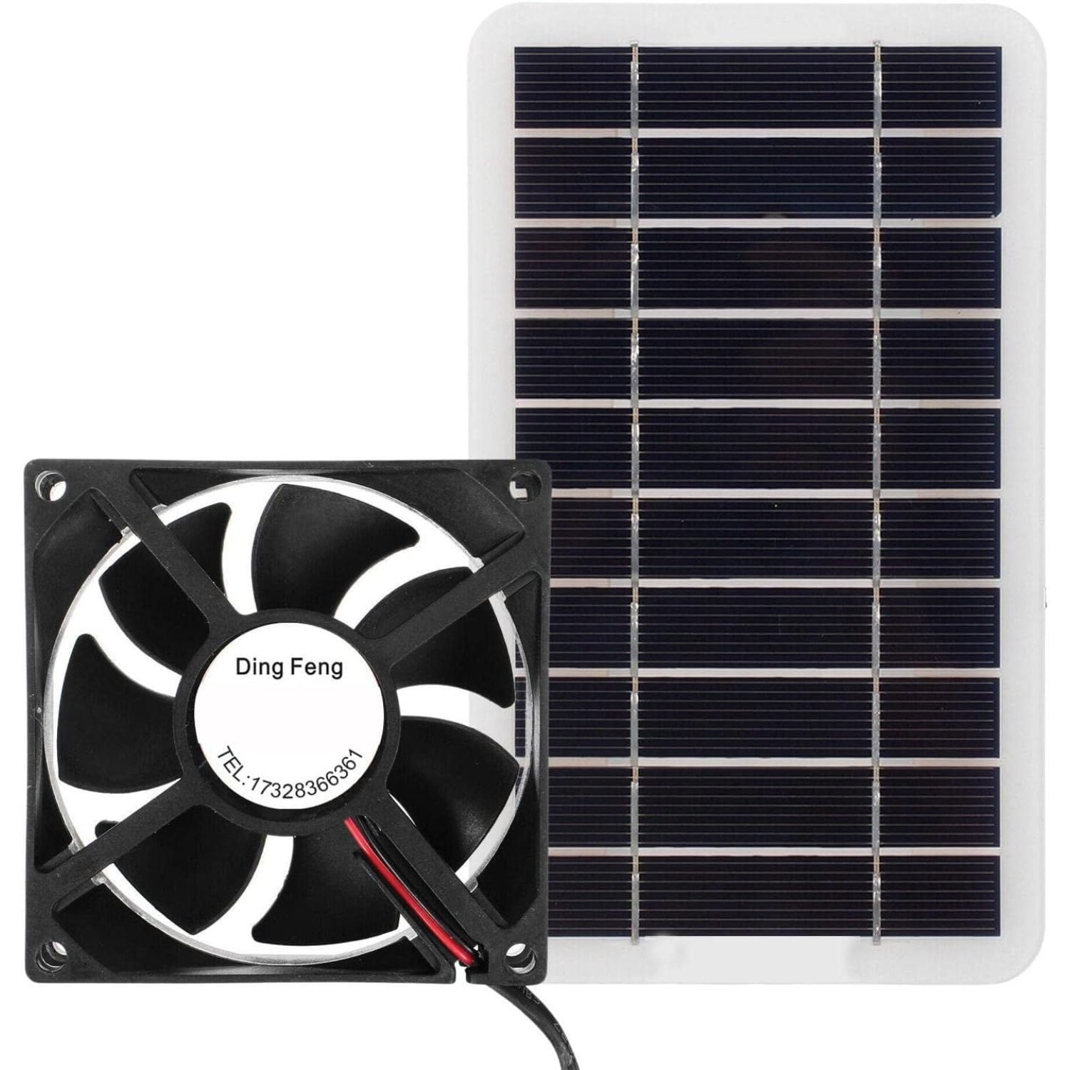 5 Pcs Solar Panel Fan - Solar Panel Powered Fan - Solar Powered Attic ...
