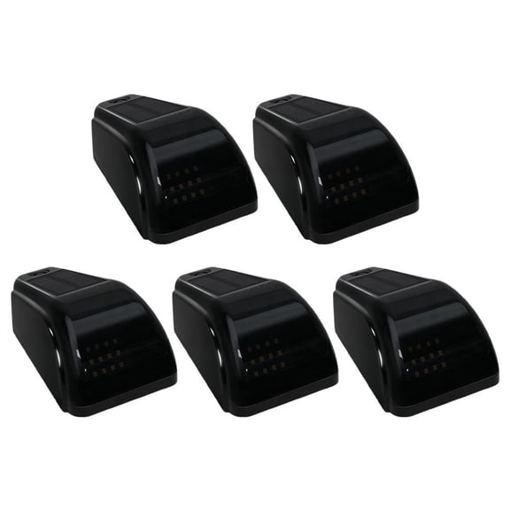 5 Pcs Solar Powered Cab Lights for Truck, Wireless Solar Cab Lights for Truck Solar Roof Lights Solar Powered Truck Roof Mouse Light 2025 New Ip67 Waterproof Solar Cab Lights