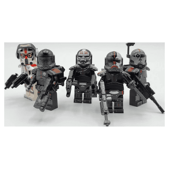 5 Pcs Space Wars Battle Droids Minifigures Action Figures Building Blocks Toys