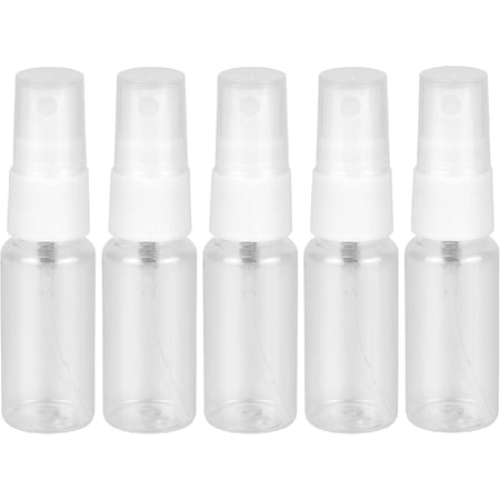 5 Pcs Spray Bottles, 50ML Clear Empty Refillable Atomiser, Mist Sprayer Bottles, Small Travel Spray Bottle Set (5)