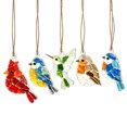 thumbnail image 1 of 5 Pcs, Stained Glass Window Hanging 4.5 Inch Bird Decor for Home Stained Glass Suncatcher Hanging Wall Decor Coastal Themed Hanging Ornaments for Window Living Room Bedroom Patio, 1 of 7