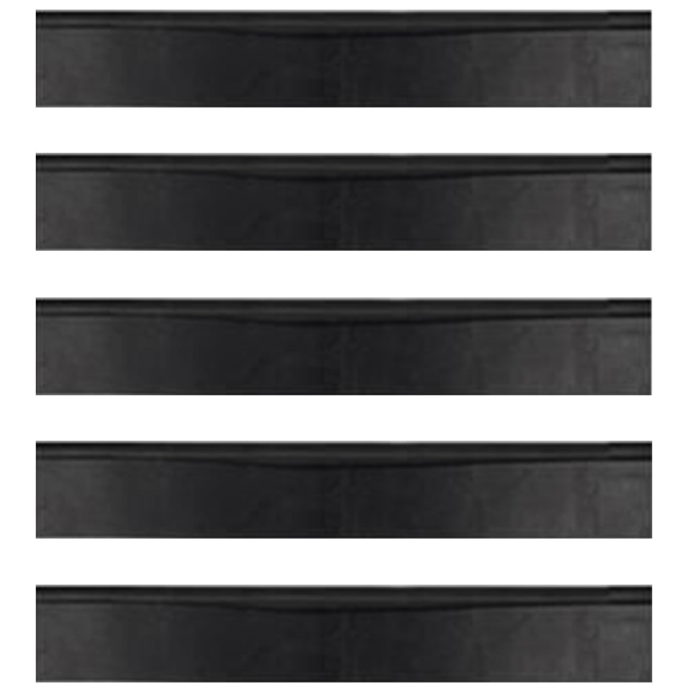 5 Pcs Stainless Steel Glass Scraper Rubber Strip Squeegee Rubbers for