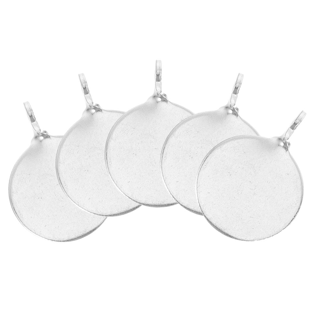 5 Pcs Stainless Steel Hanging Metal Tool Shooting Targets Weather-resistant Manganese