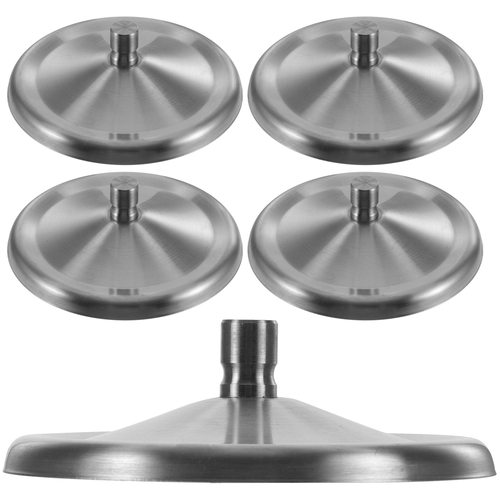5 Pcs Stainless Steel Lid Wine Glasses Cup Covers Coffee Cup Lid Coffee(03)