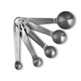thumbnail image 1 of 5 Pcs Stainless Steel Measuring Spoons, Metal Teaspoon Kitchen Measure Set, 1/4tsp, 1/2tsp, 1tsp, 1/2tbsp, 1tbsp for Dry & Liquid Ingredients, 1 of 6