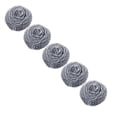 thumbnail image 1 of 5 Pcs Stainless Steel Scrubber, Scouring Pads, Steel Wool Srubber, Metal Scrubbers for Scouring Stubborn Messes from Pots and Pans, Stoves, Broiler Racks, Grills and More, Silver, 1 of 9