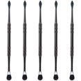 thumbnail image 1 of 5 Pcs Stainless Steel Wax Carving Tool Double Sided Smooth Spear Tip Spoon Set Craft Sculpting Modeling 4.8 inches Black, 1 of 5