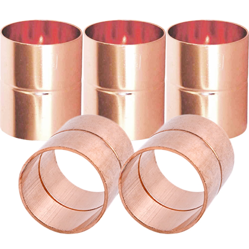 5 Pcs Straight Coupling Hvac Coupler Hydraulic Fittings Conditioning