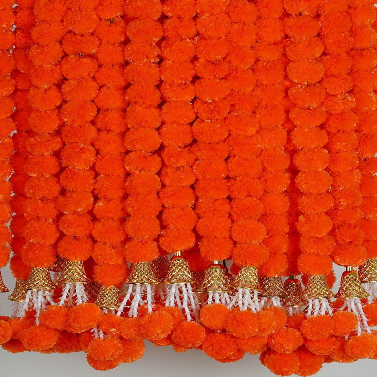 Marigold Rope 5 Pcs String Set 5 feet Long Marigold Garland for Decoration Long ...