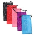 thumbnail image 1 of 5 Pcs Sunglasses Microfiber Bag Pouch Drawstrings Holder Miss 18.00X9.00X0.10CM, 1 of 8