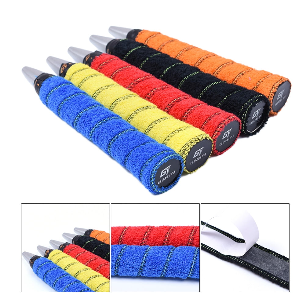 5 Pcs Tennis Racket Tension Pull up Bar Badminton Grip Tape Sports