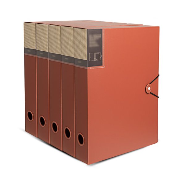 5 Pcs Thickened File Box A4 Folder With Rope Buckle Large Capacity Information File Organizer For Office, School, Hospitals
