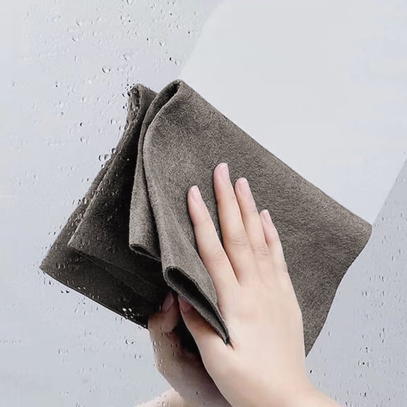 5 Pcs Thickened Magic Cleaning Cloth, Microfiber Streak Free Cleaning Cloths Reuseable Magic Cleaning Wipes for Windows Glass,11.8*15.7in