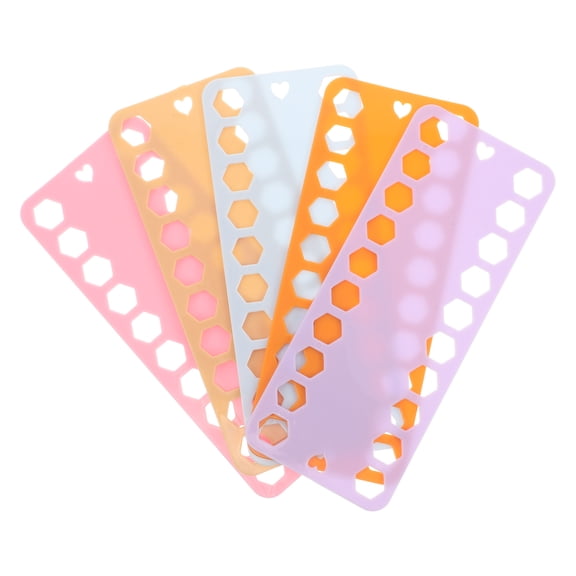 GOOHOCHY Plastic Embroidery Thread Organizer for Cross Stitch with Versatile Use and Ergonomic Design 5pcs Assorted Color
