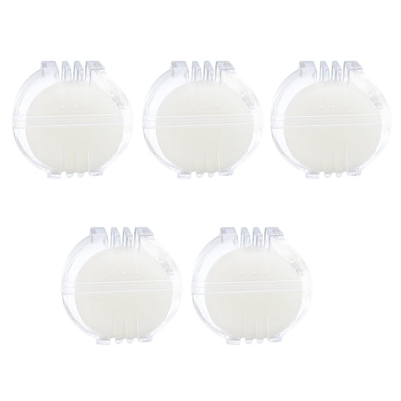 5 Pcs Thread Wax with Box Water-Soluble Wax Sewing Lubricator Embroidery Floss Wax for Preventing Cross Stitch Thread Knotting