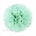 thumbnail image 1 of 5 Pcs Tissue Paper Pompoms Flower Garland Wedding Decoration DIY Paper Flowers Ball Baby Shower Birthday Party Decoration cool mint 14 inches 35cm, 1 of 4