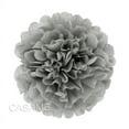 thumbnail image 1 of 5 Pcs Tissue Paper Pompoms Flower Garland Wedding Decoration DIY Paper Flowers Ball Baby Shower Birthday Party Decoration gray 6 inches 15cm, 1 of 4