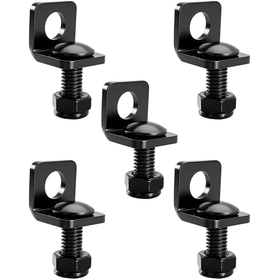 5 Pcs Tool Box Lock Tab Replacement Fits for Knaack Classic Series Tool Chests 7286, Heavy-Duty Alloy Steel Deadbolt Padlock Adapter for Cabinets & Jobsite Boxes