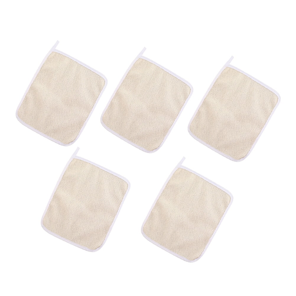 5 Pcs Towel Exfoliating Wash Cloths Washcloth for Face Exfoliation