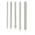 5 Pcs Triangle Glass Drill Tile Bits Ceramics Triangular Hard Brittle Material Marble Set