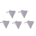thumbnail image 1 of 5 Pcs Triangle Mesh Laundry Bag,Reusable Wash Bag with Zipper | Scent Beads Laundry Pod Dissolution Protection Bags for Laundry Room,Washing Machine,Pink, 1 of 8