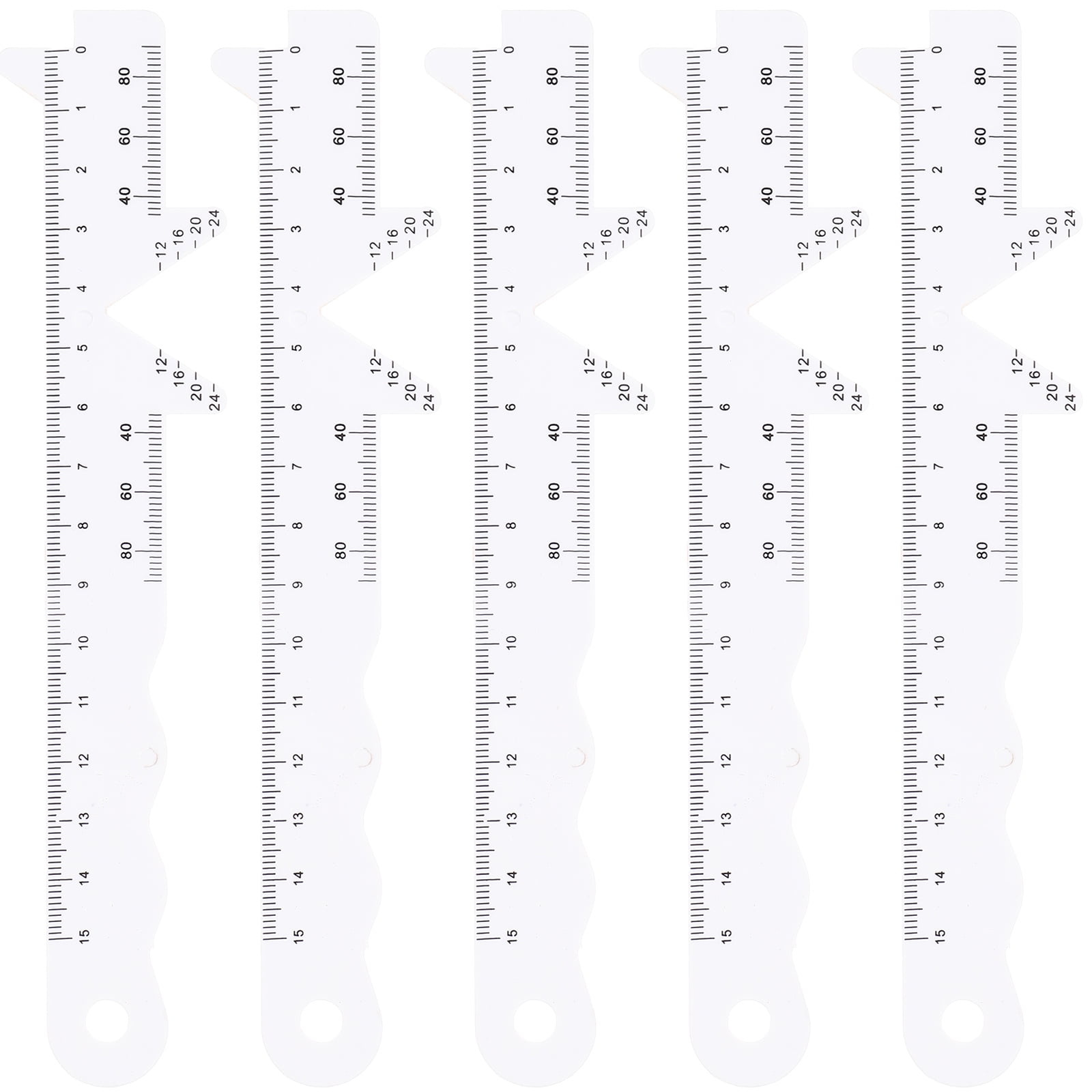 5 Pcs Triangular Hard Ruler Pupil Distance for Optometrist Eyeglass Accessories Optometry Interpupillary Measurement Glasses Meter Walmart