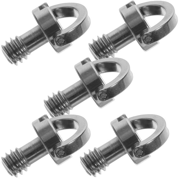 ifundom Anti-Rust Camera Mounting Screws with D Design for Tripod 5 Pieces Replacement Hardware