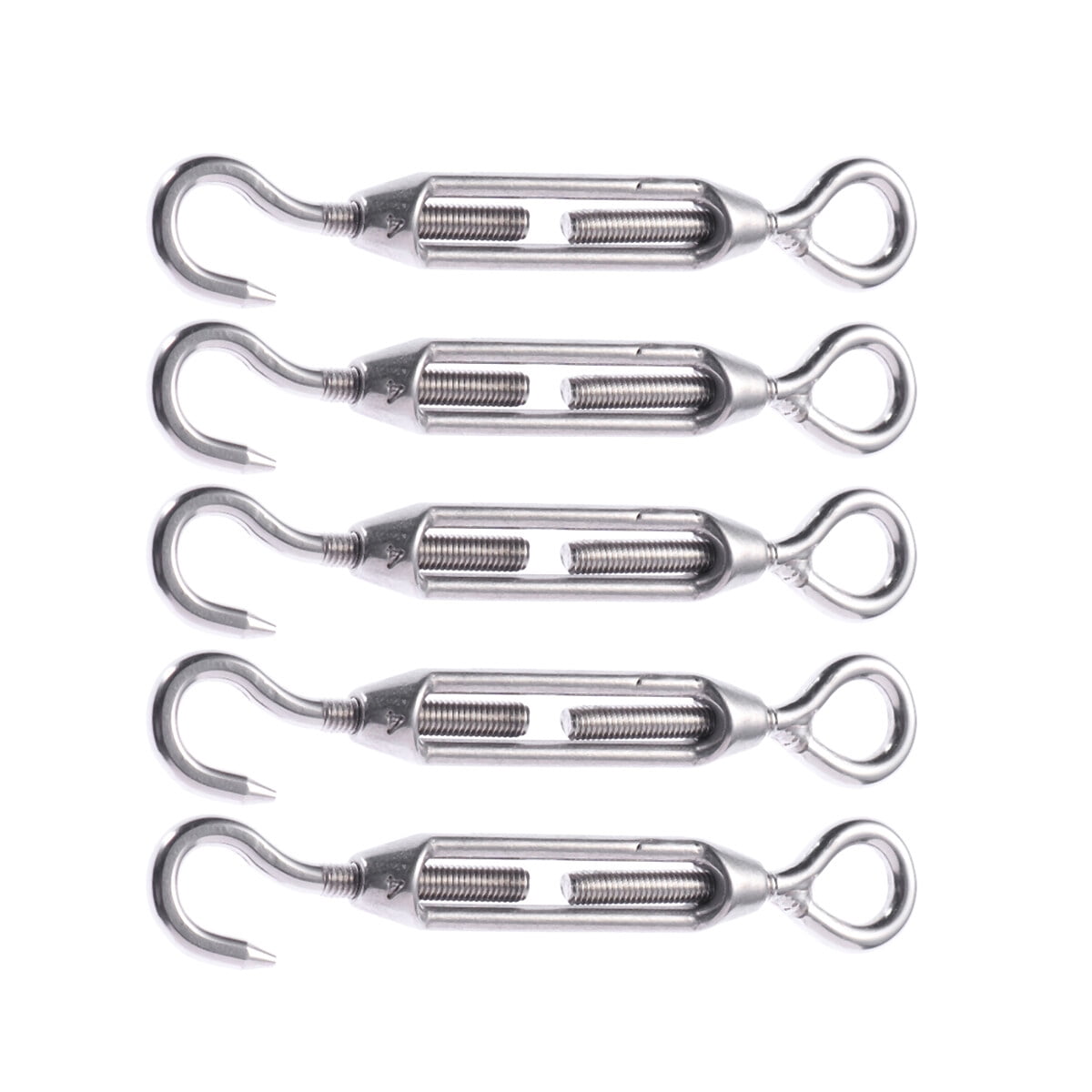 5-Pack Turnbuckle Wire Rope Tightener 12x1.7x1 cm Wire Tie Fastener ...