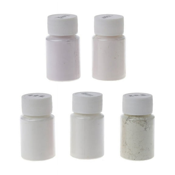 5 Pcs UV Color Change Pigment Photochromic Expose to Sunlight Reactive Powder