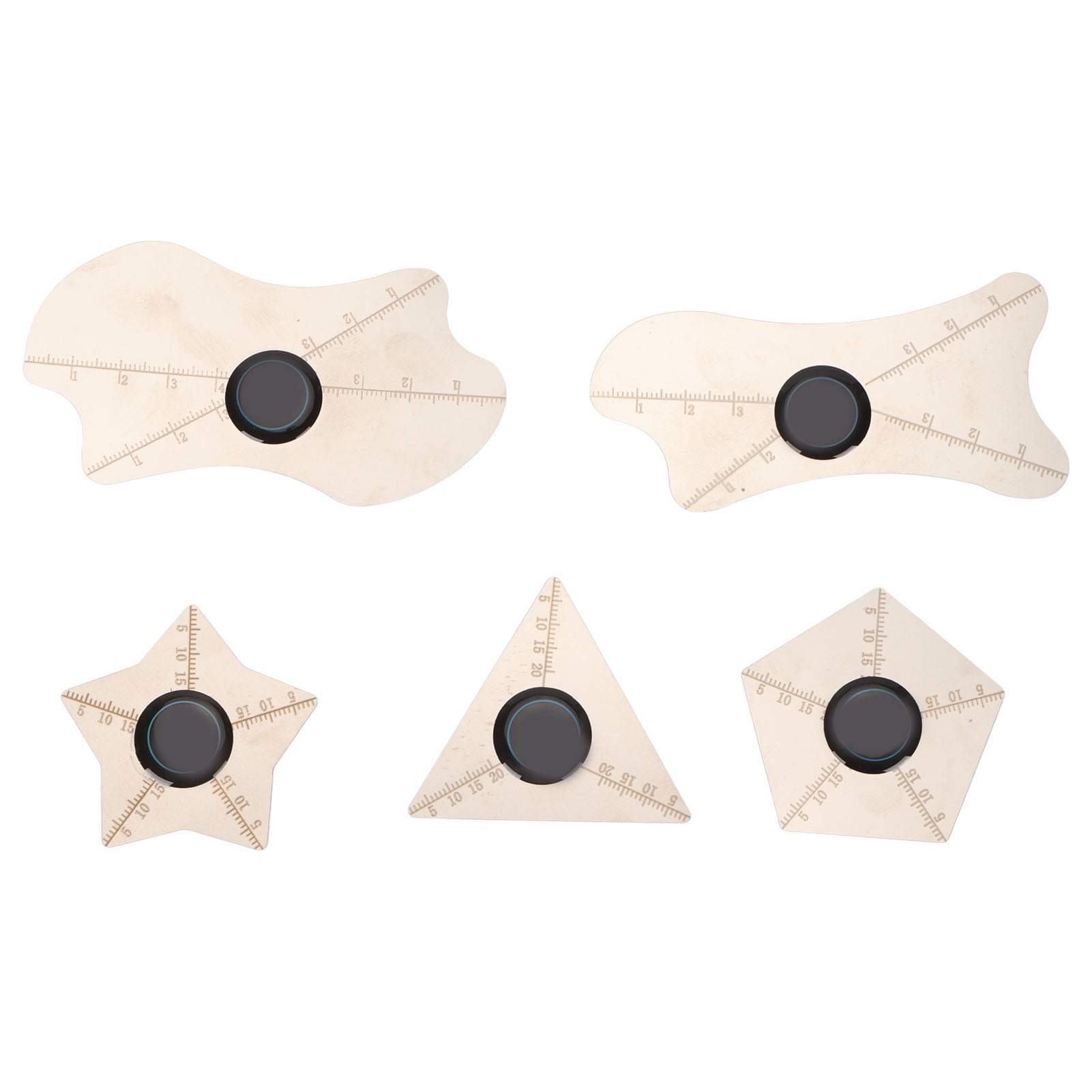 5 Pcs Ultra Thin Stainless Steel Pry Bar Flexible Card Removal