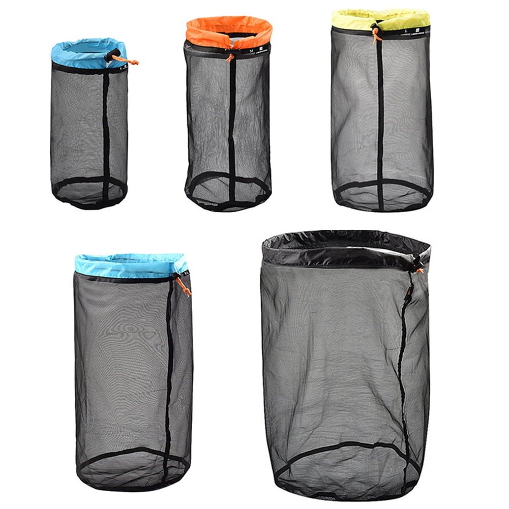 Nasebila Mesh Bags Drawstring 5 Pack