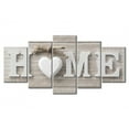 thumbnail image 1 of 5 Pcs Unframed HOME Sign Canvas Wall Art Modern Wall Art Picture Home Decor, 1 of 9