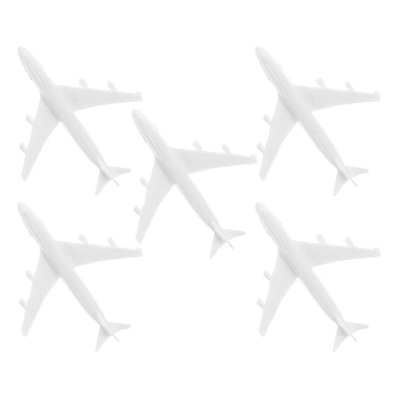 5 Pcs Ups Airplane Model Airplanes Large Aircraft Kit White