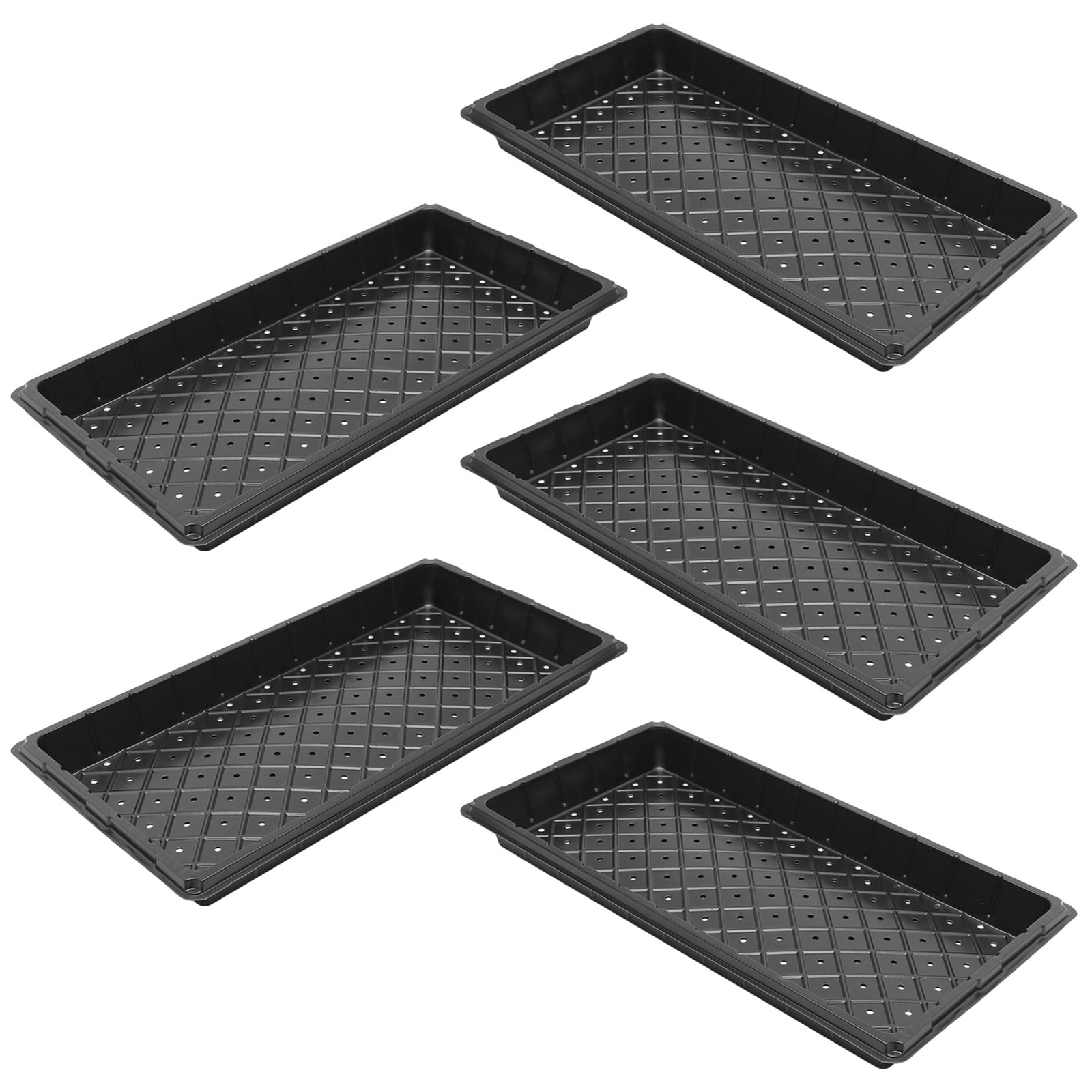 5 Pcs Veggie Tray Sprouting Trays for Sprouts Plastic Planting Holder
