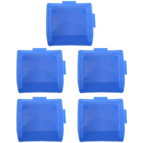 5 Pcs Wall Mount Storage Bins Warehouse Parts Box Oblique